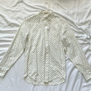 J.Crew Men’s Small Floral Pattern Button Up Shirt